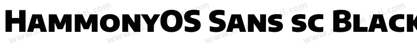HammonyOS Sans sc Black字体转换